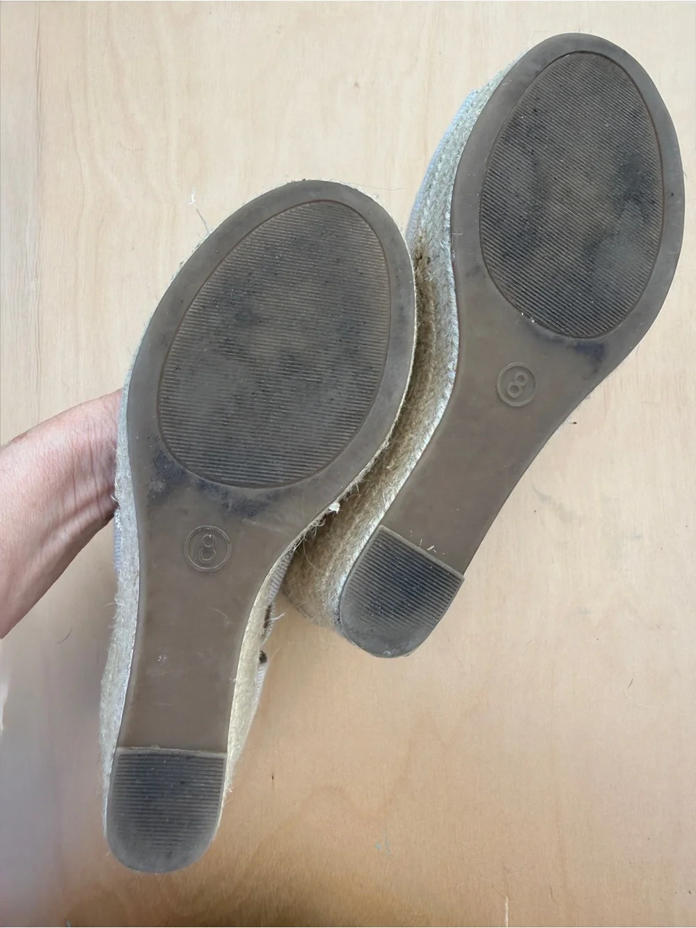 Boho Espadrille Wedge Zip Front Sandals 8 A New Day Carla Coastal Beach Resort
